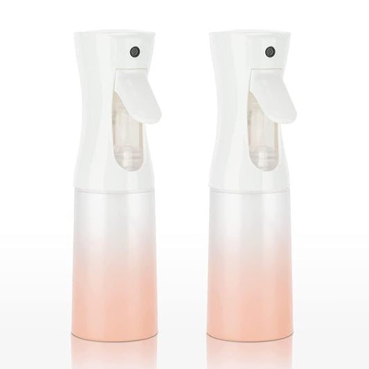 Spray Bottle for Hair (6.8OZ /200ML) Continuous Ultra Fine Mist Sprayer for Hair, Salons, Barber, Plants, Skin Care, Cleaning 2 Pack MATTE PINK