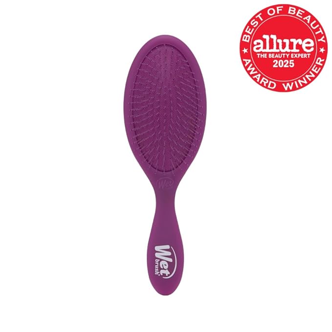 Wet Brush Original Detangler Hair Brush, Purple Frost - Ultra-Soft IntelliFlex Bristles - Detangling Brush Glides Through Tangles For All Hair Types (Wet Dry & Damaged Hair) - Women & Men
