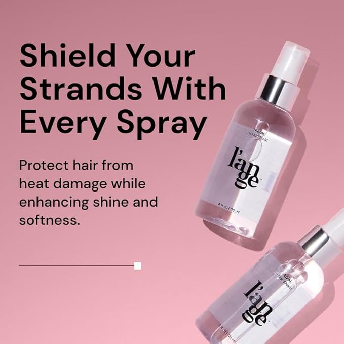 L'ANGE HAIR Rival Heat Shield | Heat Protection Spray for Hair | Prevents Frizz and UV Damage | Lightweight Thermal Protectant Spray | Adds Shine with Nourishing Oils and Keratin | 4 oz Bottle