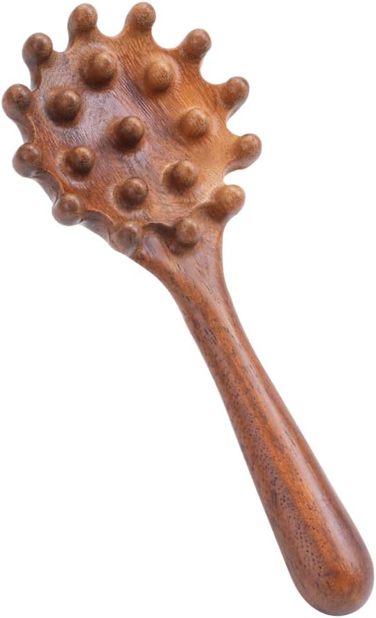Handcrafted Wooden Scalp Massager - Scalp Scrubber for Hair Growth and Stress Relief, Made with Natural Wood, Scalp Brush Massager for Dandruff Reduction, Unique Gift for Mom, Dad & Self-Care Lovers