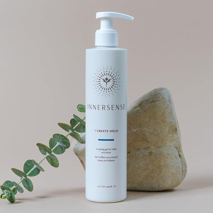 INNERSENSE Organic Beauty - Natural I Create Hold Styling Gel | Non-Toxic, Cruelty-Free, Clean Haircare (Pump Bottle, 32 fl oz | 946 ml)