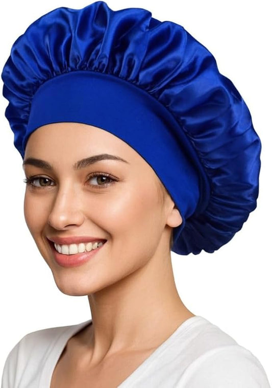 Satin Bonnet – Sleep Bonnet for Women and Men Curly Hair, Braids, and Natural Hairstyles (1pck)