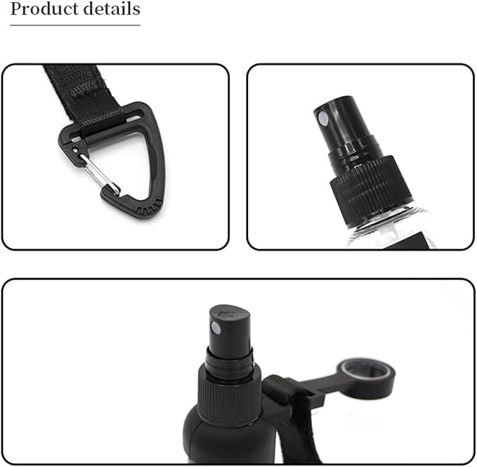 Continuous Spray Bottles, Ultra Fine Mist Sprayer, 50ml Small Refillable Liquid Containers, Spray Bottle For Hair For Travel/Hairstyling/Plants/Cleaning/Water/Salons