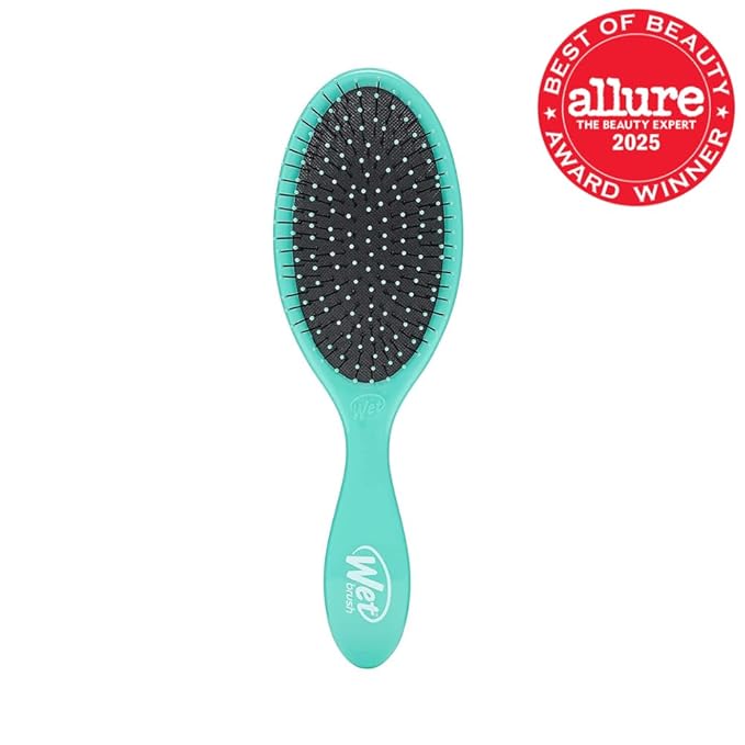 Wet Brush Original Detangler Hair Brush, Amazon Exclusive Aqua- Ultra-Soft IntelliFlex Bristles-Detangling Hairbrush Glides Through Tangles For All Hair Types (Wet Dry & Damaged Hair) - Women & Men