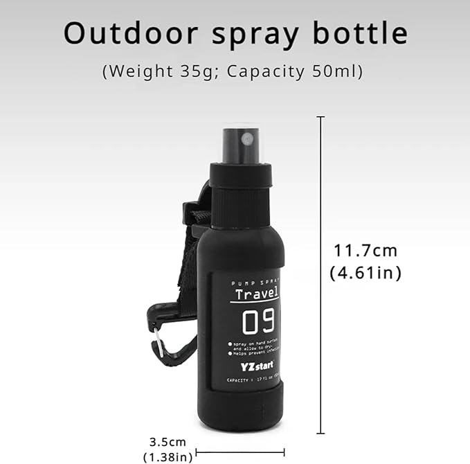 Continuous Spray Bottles, Ultra Fine Mist Sprayer, 50ml Small Refillable Liquid Containers, Spray Bottle For Hair For Travel/Hairstyling/Plants/Cleaning/Water/Salons