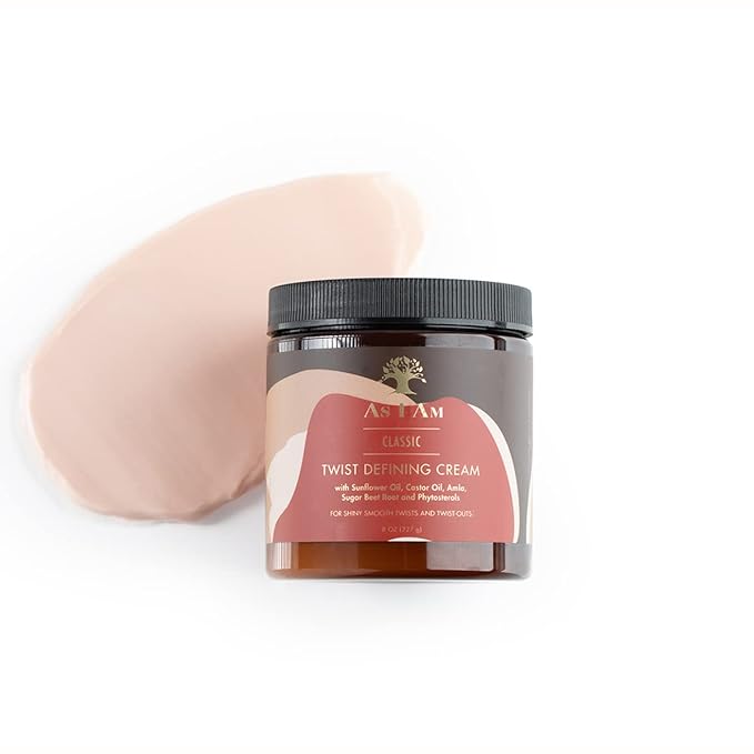 As I Am Twist Defining Cream - 8 Ounce - with Castor oil and Phytosterols