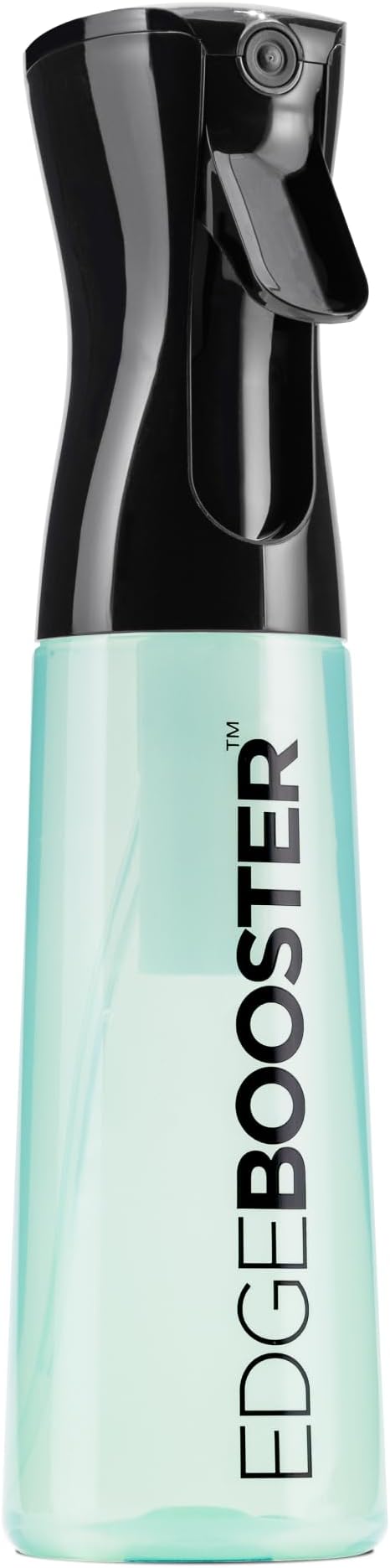 Style Factor Edge Booster Mist Spray Bottle for Hair (10.1oz/300ml) - Continuous Ultra Fine Mist Sprayer – For Hairstyling, Salons, Cleaning, Plants, Essential Oil & More - Aqua Green