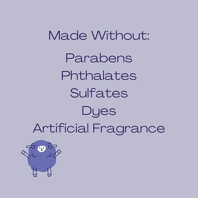 Hello Bello Ultra-Hydrating Baby Shampoo & Body Wash, Soft Lavender Scent, Tear Free & Safe for Sensitive Skin, Dermatologist Tested & Pediatrician Approved, 10oz Bottle