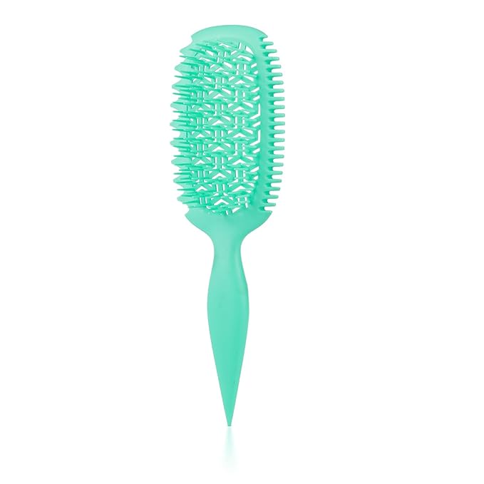 Candy Brush Curl Defining Vented Hair Brush for Effortlessly Detangling Shaping and Styling, Airflow Brush with EdgeLift for All Wet or Dry Hair Types for Women and Girl, Reduce Pulling and Frizzing
