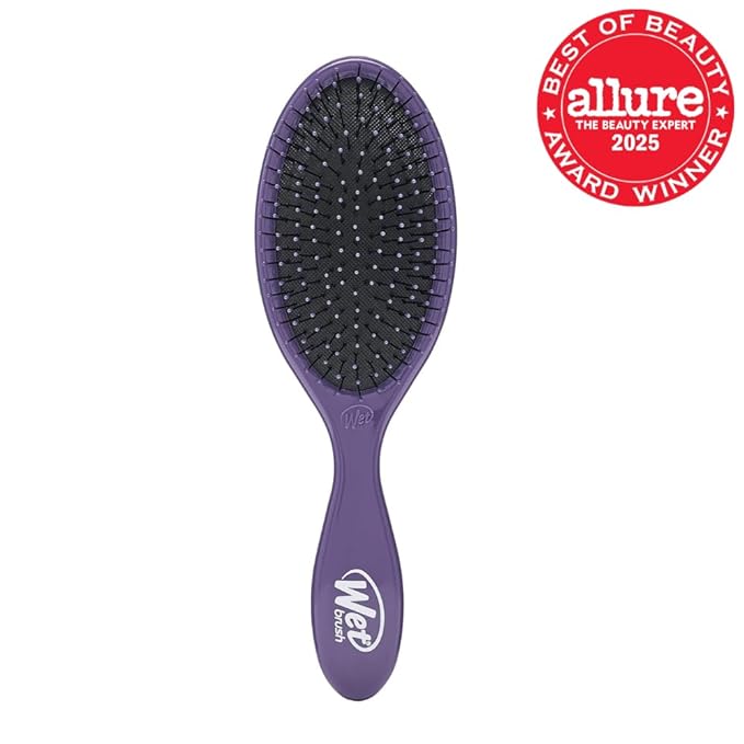 Wet Brush Original Detangler Hair Brush, Amazon Exclusive Purple - Ultra-Soft IntelliFlex Bristles - Detangling Hairbrush Glides Through Tangles For Wet, Dry & Damaged Hair - Women, & Men