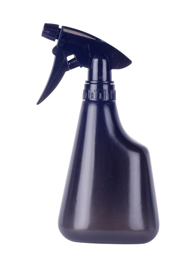 Cricket H2O Water Spray Bottle 4-Pack – Adjustable Mist Nozzle, Aluminum Reusable Design, 15.7 oz Each – Hairstylist & Barber Styling Tool – Black, Value Set