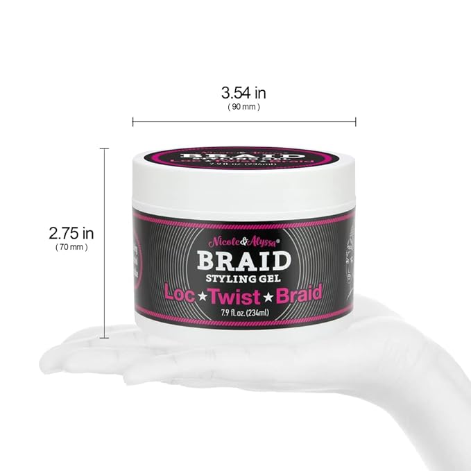 Nicole & Alyssa - Braid Foam and Loc/Twist Gel Combo (7.2oz Foam + 7.9oz Gel)