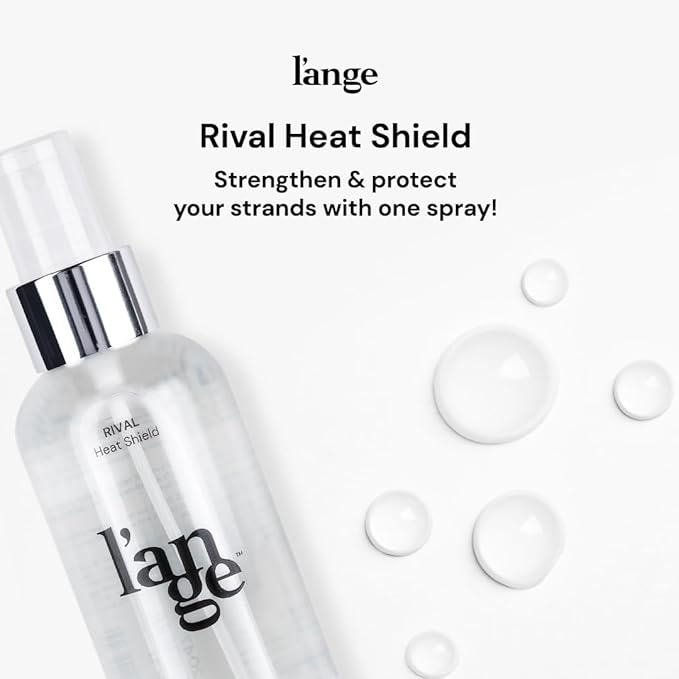 L'ANGE HAIR Rival Heat Shield | Heat Protection Spray for Hair | Prevents Frizz and UV Damage | Lightweight Thermal Protectant Spray | Adds Shine with Nourishing Oils and Keratin | 4 oz Bottle