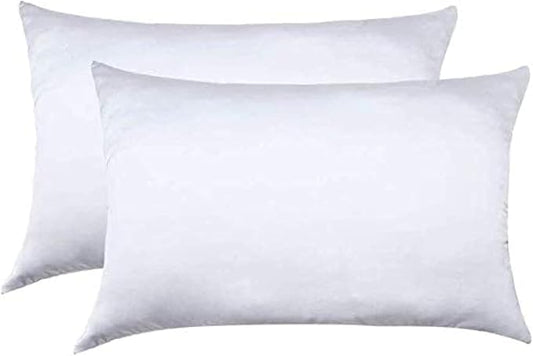 100% Mulberry Silk Pillowcases Set of 2 for Hair and Skin and Super Soft and Breathable Queen Size Nature Silk Pillowcases (Queen, White)