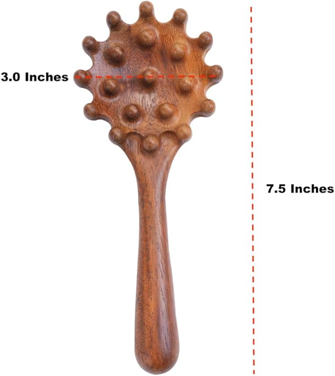 Handcrafted Wooden Scalp Massager - Scalp Scrubber for Hair Growth and Stress Relief, Made with Natural Wood, Scalp Brush Massager for Dandruff Reduction, Unique Gift for Mom, Dad & Self-Care Lovers