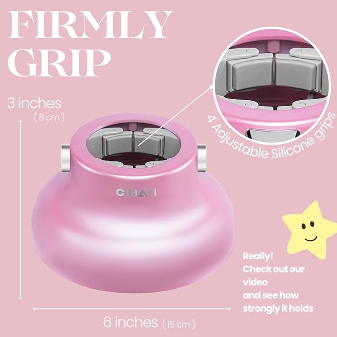 Universal Hair Diffuser “Super Sturdy” 1.7 Inch to 2.6 Inch for Natural Curly and Wavy Hair, Hair Dryer Attachment (Pink 2 Aroma Upgrade)