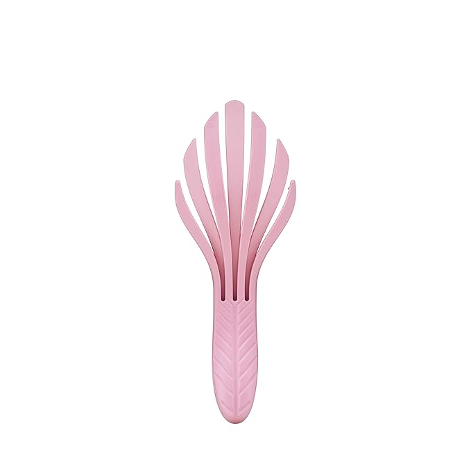 Wet Brush Go Green Curl Detangler Hair Brush, Pale Pink, Ultra-Soft IntelliFlex Detangling Bristles Glide Through Tangles with Ease, Great For Curls, No Split Ends & Pain-Free for Wet or Dry Hair