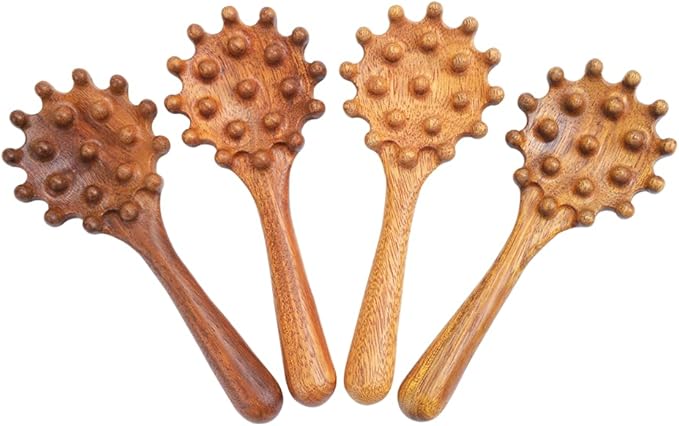 Handcrafted Wooden Scalp Massager - Scalp Scrubber for Hair Growth and Stress Relief, Made with Natural Wood, Scalp Brush Massager for Dandruff Reduction, Unique Gift for Mom, Dad & Self-Care Lovers