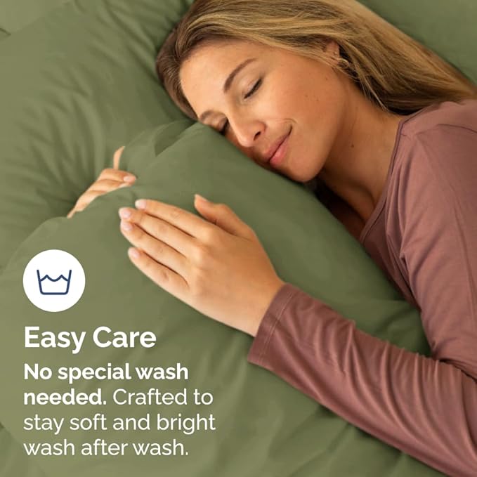 King Pillow Cases Set of 6 - Ultra Soft Hotel Quality Pillowcase Covers - Comfy. Cozy & Wrinkle Free - Shrink, Stain and Fade Resistant - Machine Washable Pillow Protectors - 6 Piece Set - Sage Green