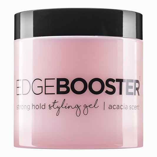 Style Factor EDGE BOOSTER® Strong Hold Styling Gel | Alcohol-Free Hair Gel with Camellia Sinensis Seed Oil for Curly, Wavy & Sleek Styles | Frizz Control, Long-Lasting and Flexible Hold (16.9oz)