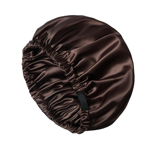 Silk Bonnet for Sleeping Women,Adjustable Satin Bonnet for Women Curly Natural Hair,Double Layer Anti Frizz Soft Sleep Cap.