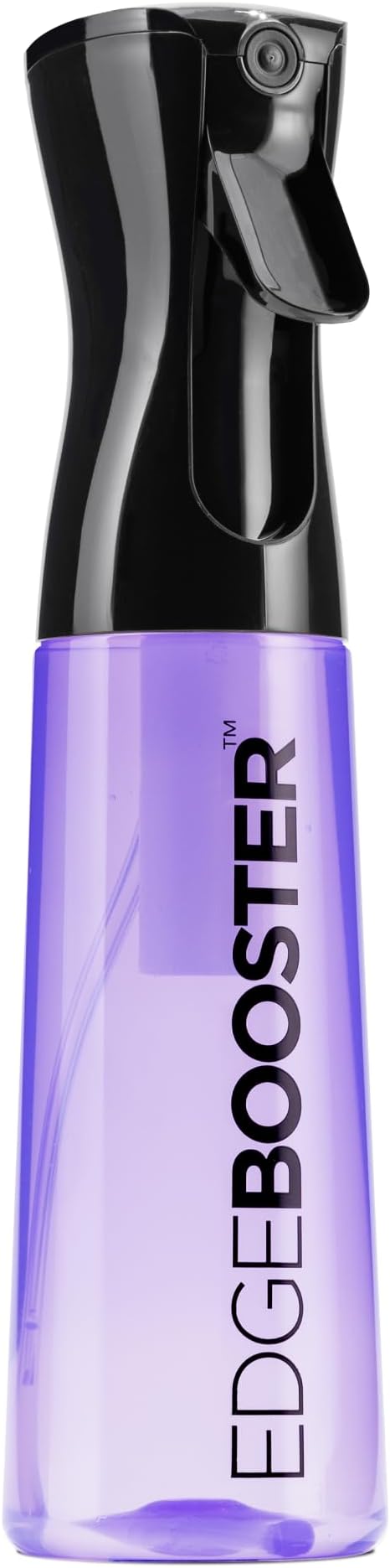 Style Factor Edge Booster Mist Spray Bottle for Hair (10.1oz/300ml) - Continuous Ultra Fine Mist Sprayer – For Hairstyling, Salons, Cleaning, Plants, Essential Oil & More - Purple