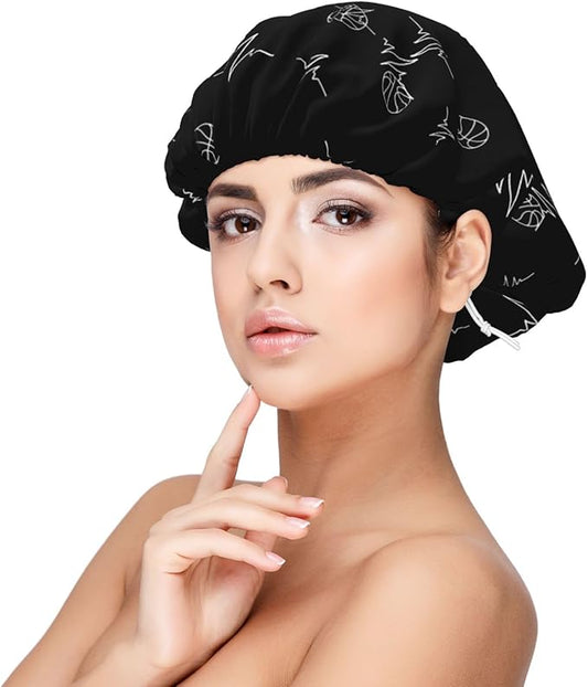Silk Bonnet for Sleeping, Satin Hair Bonnets, Soft Elastic Band Silk Sleep Cap, Hair Wrap for Women