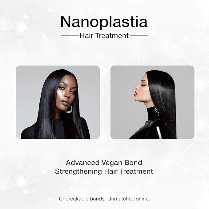 GK HAIR Vegan Nanoplastia Smoothing Hair Treatment – Keratin Brazilian Blowout Deep Conditioning Hair Mask – Anti Frizz Hair Products Hair Mask for Damaged Hair Products for Shiny, Healthy Hair