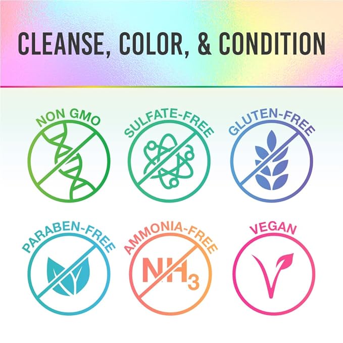 Punky Colour 3-in-1 Color Depositing Hair Cleanser & Conditioner, 8.5 fl oz. (Diamondista)