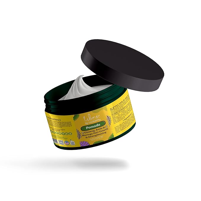 Wini by Locsanity Pomade for Loose Natural Hair - Alma, Moringa, Tamanu, Flax Seed, Ginseng, Baobab, 4 OZ