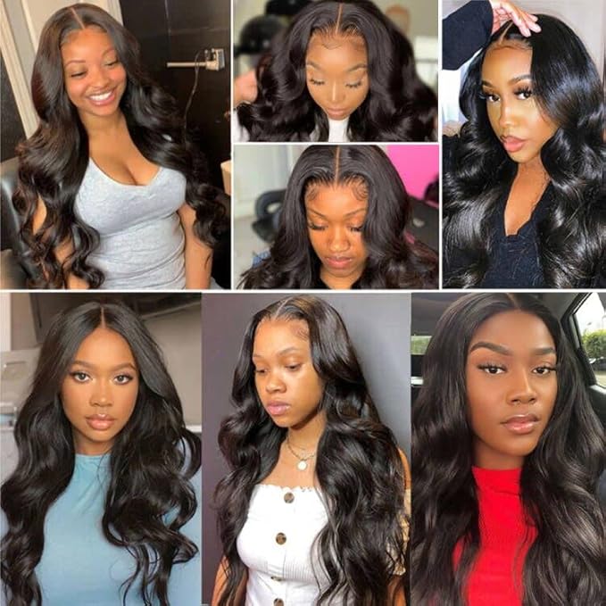 YISEA Body Wave Bundles Human Hair 4 Bundles (22 20 18 16 inches) 12A Brazilian Virgin Body Wave Human Hair Natural Color 100% Unprocessed Brazilian Weave Extensions