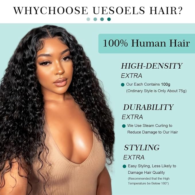 Water Wave Human Hair Bundles 22 24 26 Inch Virgin Brazilian Water Wave Curly Bundles 12A Wet And Wavy Bundles Human Hair Deep Water Wave Bundles Human Hair Extensions,315g