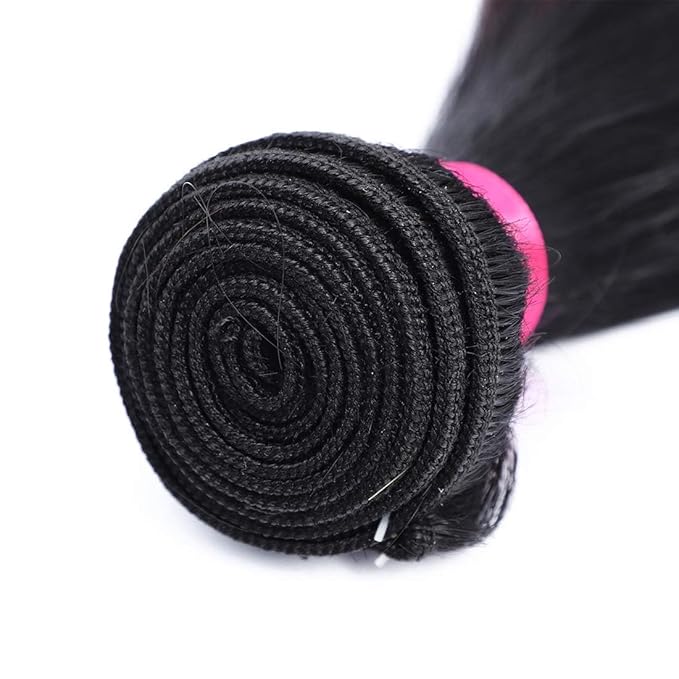 Ombre Human Hair Bundles 1b/4/27 Three Tone Brazilian Ombre Body Wave One Bundle 18inch 100% Unprocessed Virgin Human Hair Bundles Weaves Extensions for Women