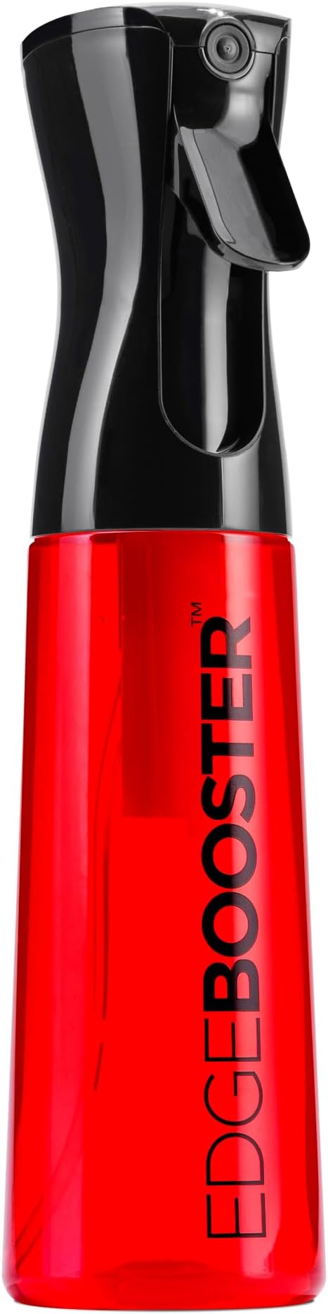 Style Factor Edge Booster Mist Spray Bottle for Hair (10.1oz/300ml) - Continuous Ultra Fine Mist Sprayer – For Hairstyling, Salons, Cleaning, Plants, Essential Oil & More - Red