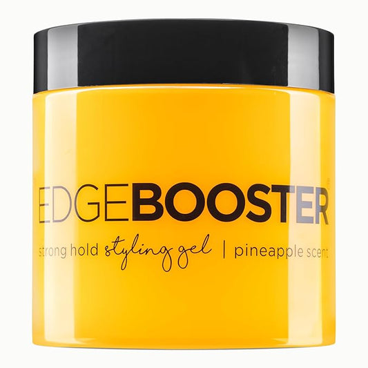 Style Factor EDGE BOOSTER® Strong Hold Styling Gel | Alcohol-Free Hair Gel with Camellia Sinensis Seed Oil for Curly, Wavy & Sleek Styles | Frizz Control, Long-Lasting and Flexible Hold (16.9oz)