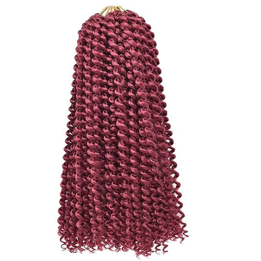 Passion Twist Hair 18Inch 6 Packs Passion twists Crochet Hair Water Wave Crochet Hair for Black Women (18 Inch (Pack of 6), Bug) …