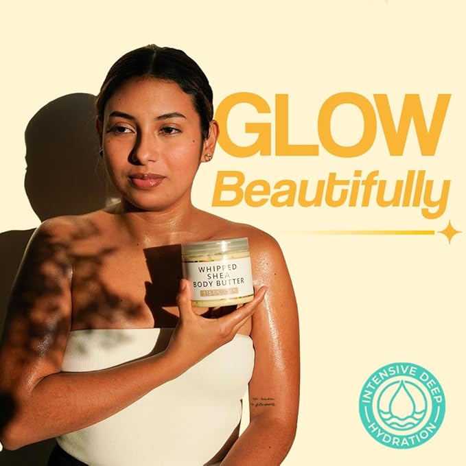 AKWAABA Whipped Shea Butter (Creamy Coconut) – Nourishes & Moisturizes | Made with Shea Butter | No Dyes & Parabens | 12 oz / 340 g