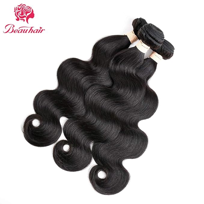 Human Hair Body Wave 3 Bundles 10A Human Hair 100% Unprocessed Body Wave 3 Bundles Virgin Hair Natural Color(16 18 20)