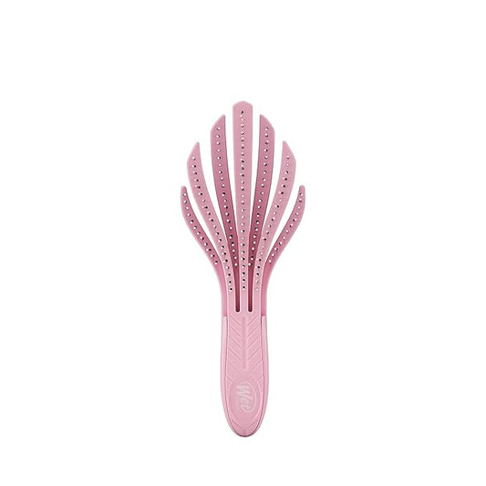 Wet Brush Go Green Curl Detangler Hair Brush, Pale Pink, Ultra-Soft IntelliFlex Detangling Bristles Glide Through Tangles with Ease, Great For Curls, No Split Ends & Pain-Free for Wet or Dry Hair
