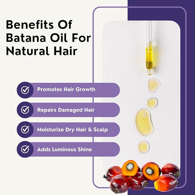 Strength & Length Extra Hold Foaming Mousse – With Organic Batana Oil, Rosemary & Caffeine – Defines Curls, Sets Wraps, Braids, Twists & Locs, Deep Shine, Anti-Breakage, Frizz Control