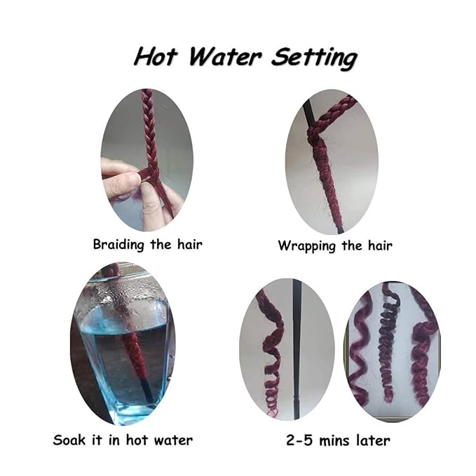 Pre Stretched Braiding Hair Ombre 30 Inch 8 Packs Synthetic Crochet Braids Hot Water Setting Professional Soft Yaki Texture Synthetic Hair Extensions(30 Inch 4/27/613)