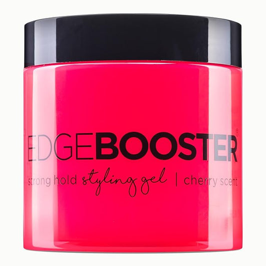 Style Factor EDGE BOOSTER® Strong Hold Styling Gel | Alcohol-Free Hair Gel with Camellia Sinensis Seed Oil for Curly, Wavy & Sleek Styles | Frizz Control, Long-Lasting and Flexible Hold (16.9oz)