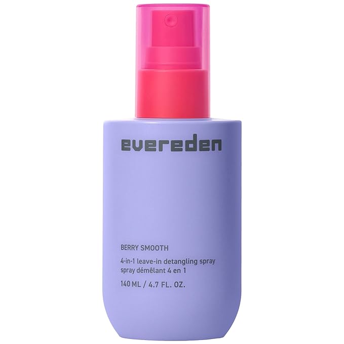 Evereden Kids Detangler Spray: 4-in-1 Leave-In Hair Spray | Detangle, Moisturize, & Protect | Easily Tackle Even the Toughest Knots | Clean & Vegan All types of Hair Product for Kids