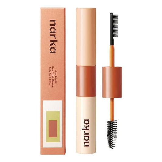 Hard Fix Hair Mascara – Strong Hold, Edge Control, Slick Back Stick with Dual-Brush Design for Precision Styling, Non-Greasy All-Day Fix, Easy-Wash Formula