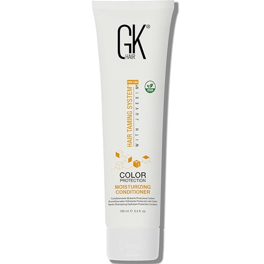 GK HAIR Global Keratin Moisturizing Conditioner (100ml/3.4 Fl Oz) for Hydrating Color Protection Dry Damage Curly Frizzy Color Treated Hair Repair Organic Paraben Sulfate Free All Hair Types