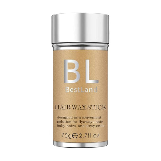 BestLand Hair Wax Stick – Non-Greasy, No-Residue Tamer for Flyaways, Frizz & Baby Hair, Styling Stick for Edges & Slick Back Looks, for Women, Men & Kids