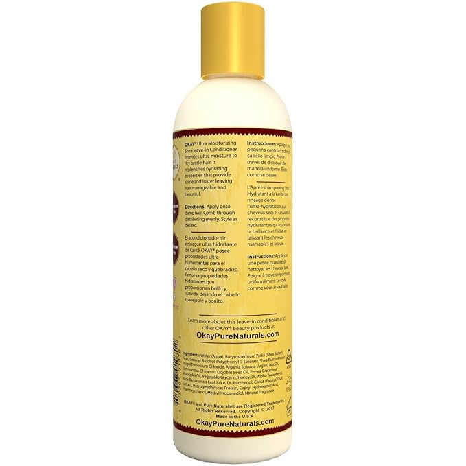 OKAY Ultra Moisturizing Leave-in Conditioner, 8 Ounce