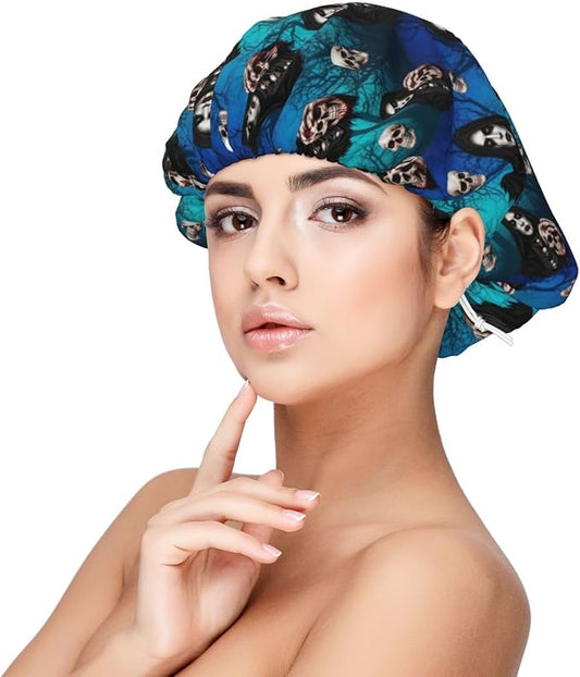 Silk Bonnet for Sleeping, Satin Hair Bonnets, Soft Elastic Band Silk Sleep Cap, Hair Wrap for Women