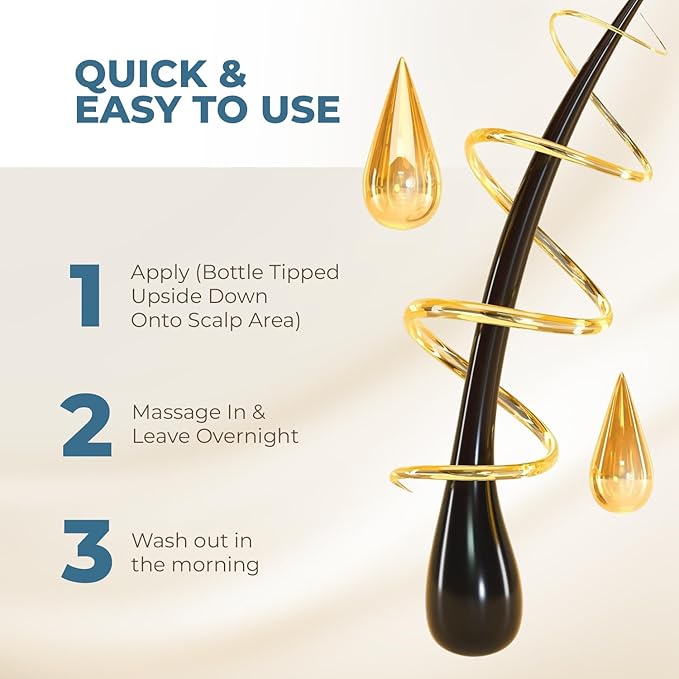 Pumpkin Seed Oil with Saw Palmetto Extract for Hair Growth – 10X Potency Targeted Scalp Treatment with Castor, Lavender Scent & Rosemary Oil for Growth, Stronger, Fuller Hair 4oz (118ml)