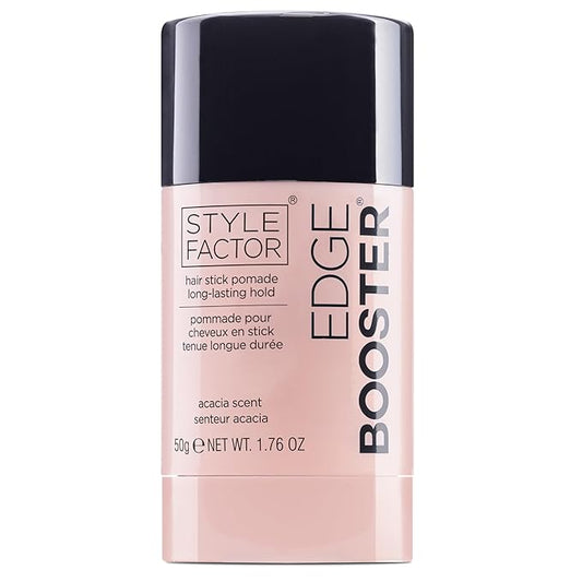 Style Factor EDGE BOOSTER Hair Wax Stick Pomade with Beeswax | Strong Hold Slick Stick for Flyaways, Edges & Baby Hair for Sleek Buns & Ponytails | Stocking Stuffers for Women Girls Teen | Acacia